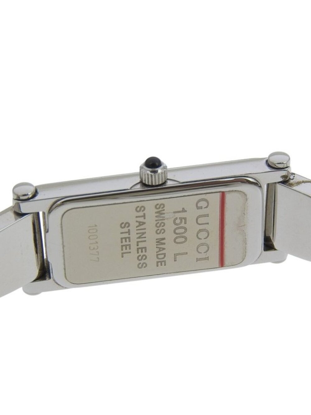 Gucci Stainless Steel Quartz Analog Display Black Dial Watch - Picture 7 of 8